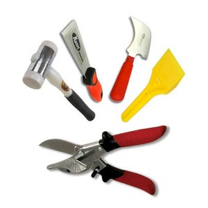 Glazing Paddle, Crescent Knife, Putty Chisel, Hammer and Gasket Shears Kit