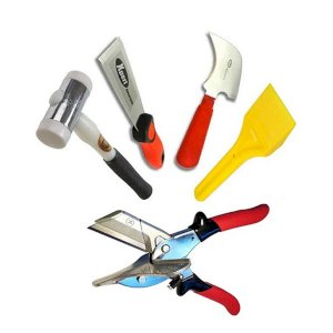 Putty Chisel, Paddle, Crescent Knife, Gasket Shears and Hammer Kit