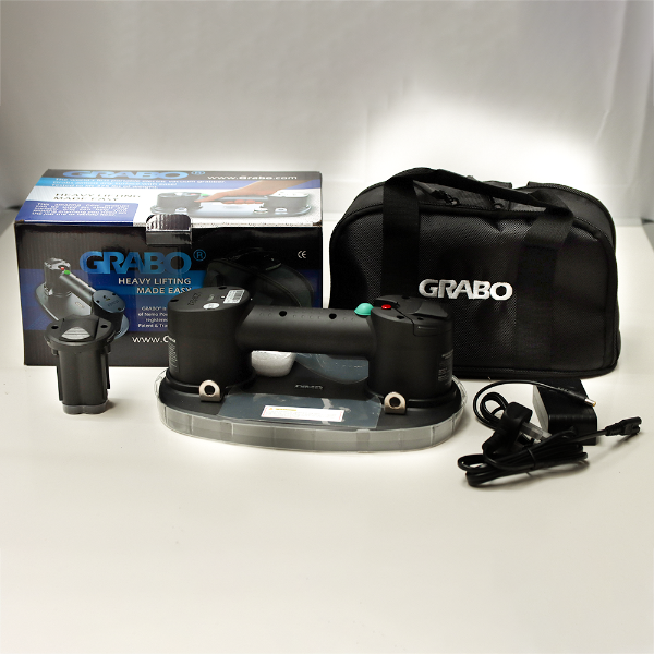 Grabo Electric Vacuum Cup with Gauge & Carry Case