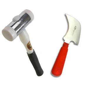 Crescent Glazing Knife & Hammer Glazing Kit