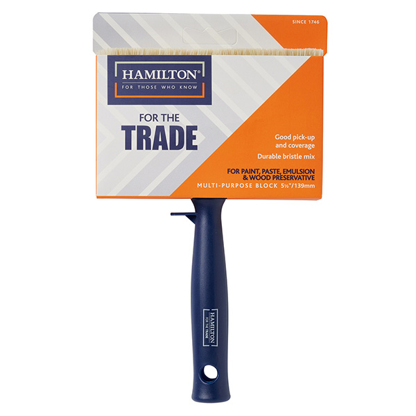 Hamilton Good paint pick-up Block Brush 5. 1/2 Inches