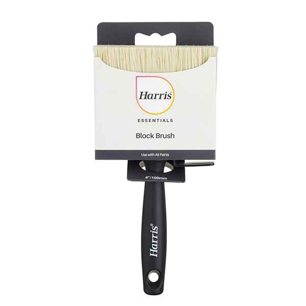 Harris Essentials Rust Resistant Block Brush 4 Inches