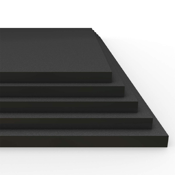 HDPE Plastic Lightweight Sheet Black - 10mm Thick