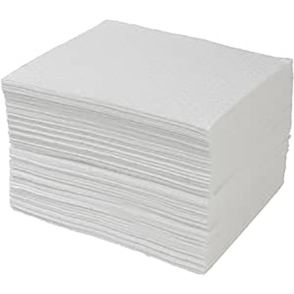 Heavy (1.2L) Oil & Fuel Absorbent White Pad