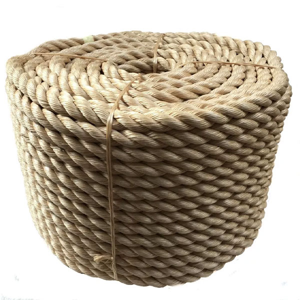 Heavy Duty 40mm Twisted Braided Sisal Rope Garden Decking Cord