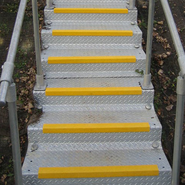 Heavy Duty Anti-Slip GRP Stair Nosing Cover