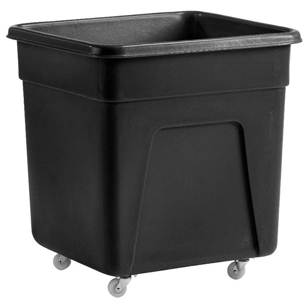 Heavy-Duty Black Bottle Trolley- 185 Liter