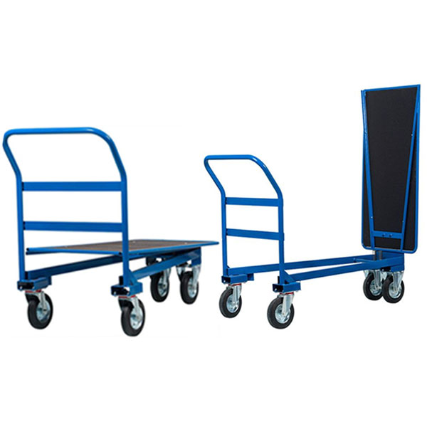 Heavy Duty Cash and Carry Trolley With Spring Loaded Bed