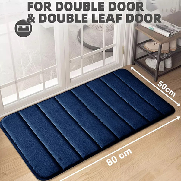 Anti Slip Dirt Trapper Heavy Duty Foam Front Door Rectangle Mats For Indoor & Outdoor