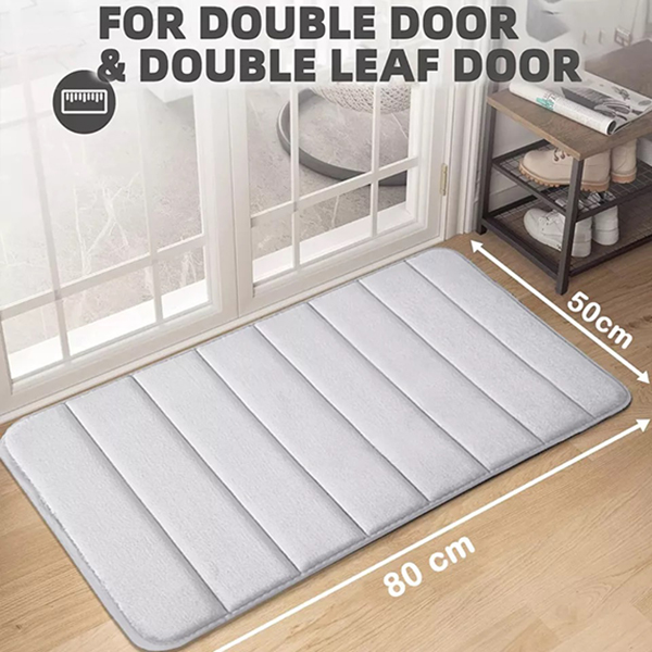 Anti Slip Dirt Trapper Heavy Duty Foam Front Door Rectangle Mats For Indoor & Outdoor