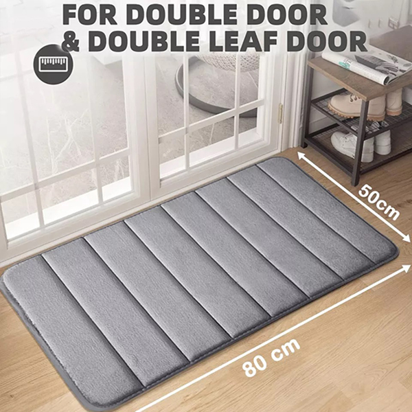 Anti Slip Dirt Trapper Heavy Duty Foam Front Door Rectangle Mats For Indoor & Outdoor