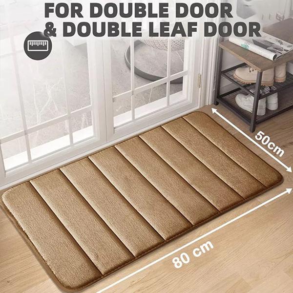 Anti Slip Dirt Trapper Heavy Duty Foam Front Door Rectangle Mats For Indoor & Outdoor