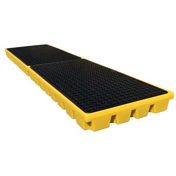 Heavy Duty In Line 4 Drum Work Floor Pallet