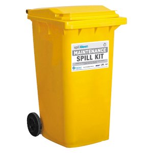 Wheelie Bin Maintenance Spill Kit With 240L Capacity