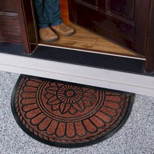 Heavy Duty Maroon Non Slip Front Door Mat For Front Entrance