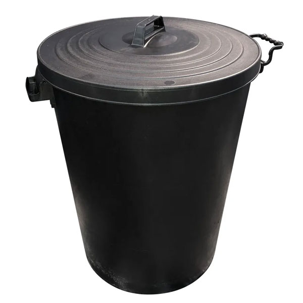 Heavy Duty Plastic Dust Bin with Lid