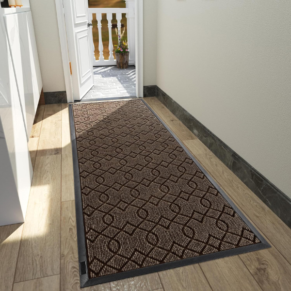 Heavy Duty Water Absorbent Entry Outdoor Rugs Durable Front Non Slip Backing Door Mats 