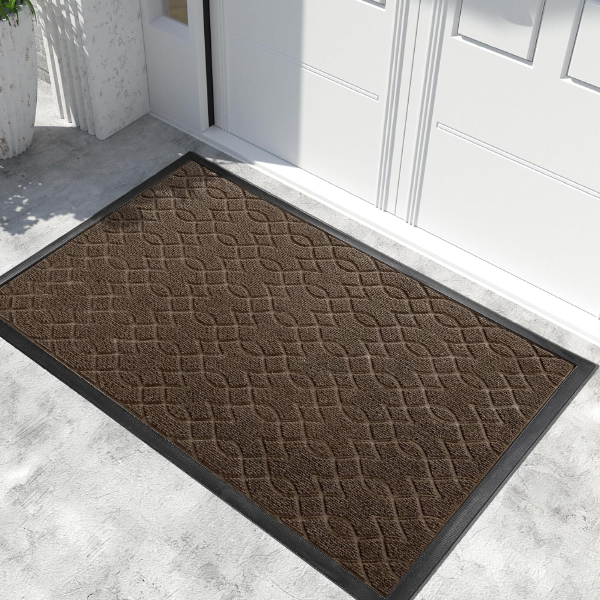 Heavy Duty Water Absorbent Entry Outdoor Rugs Durable Front Non Slip Backing Door Mats 