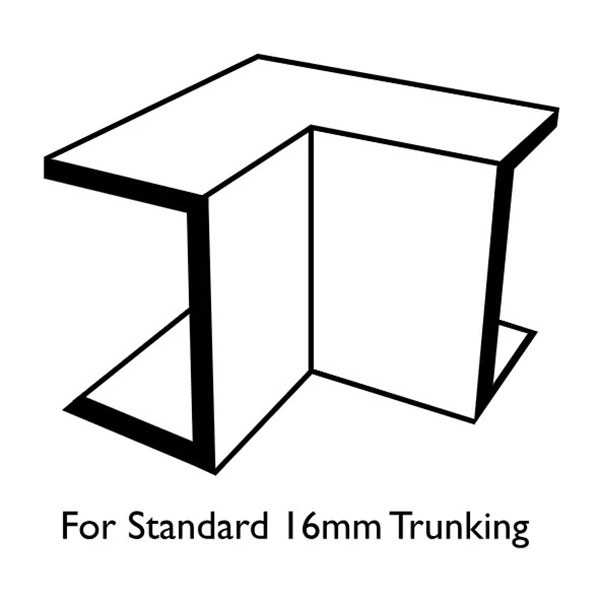 I Meter Electrical Cable Trunking PVC Wire Conduit Plastic Cover - Mini Trunk