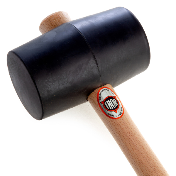  Ideal for Automotive, Industrial Use Thor Black Rubber Versatile Mallet 1200g