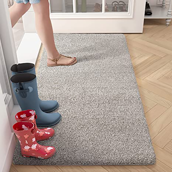 Indoor Door Mat Washable Doormat Indoor Dirt Trapper Non-slip