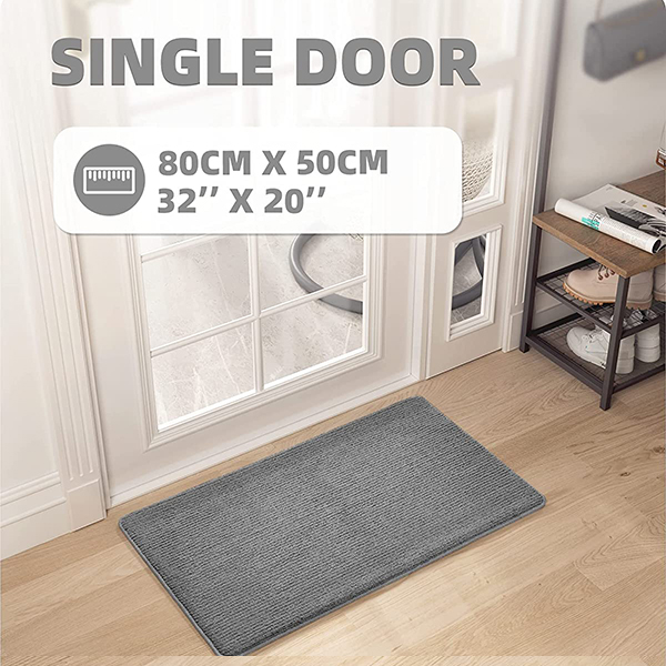 Indoor Door Mat Washable Doormat Indoor Dirt Trapper Non-slip