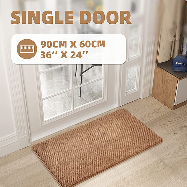 Indoor Door Mat Washable Doormat Indoor Dirt Trapper Non-slip