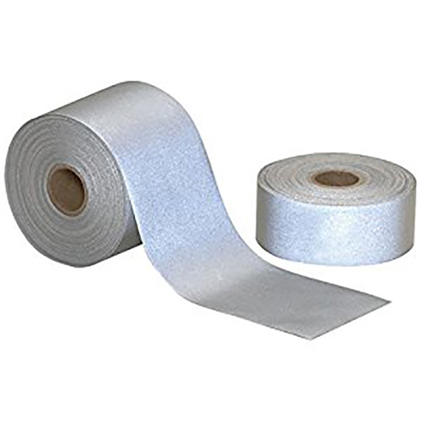 Iron On Fabric Reflective Hi Visibility Silver Tape