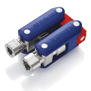 Knipex Multi-Profile Universal Key for Electrical, Gas, and HVAC Systems