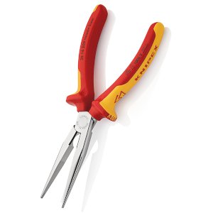 Knipex Snipe Nose Side Cutting Pliers with Induction-Hardened Cutting Edges VDE 1000V 200mm