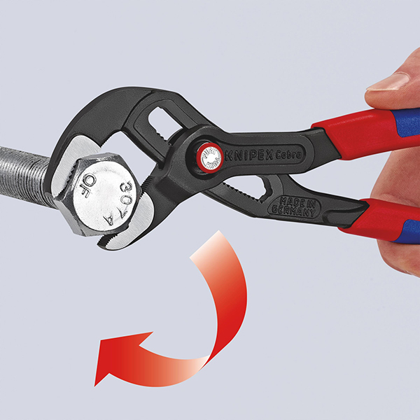 Knipex Cobra Quickset Hand-Friendly Gripping Water Pump Pliers