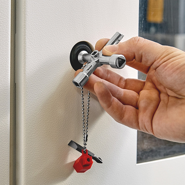 Zinc Die-Casted Knipex Control Cabinet Key for all Standard Cabinets and Shut Off Systems