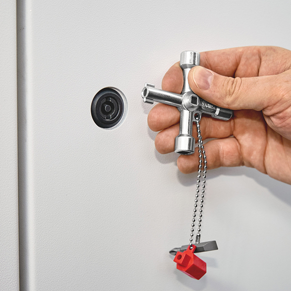 Zinc Die-Casted Knipex Control Cabinet Key for all Standard Cabinets and Shut Off Systems