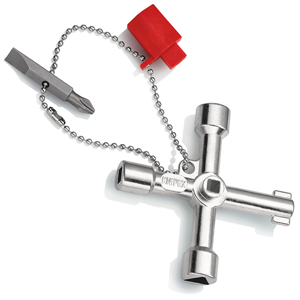 Zinc Die-Casted Knipex Control Cabinet Key for all Standard Cabinets and Shut Off Systems