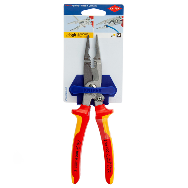 Knipex Bolted Joint Pliers for Electrical Installation VDE 1000V 200mm