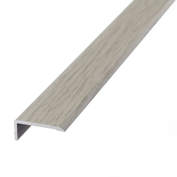 25mm L or Edge Nosing Door Bars Profile Edge Stick Down Strip For Wood & Tile Flooring