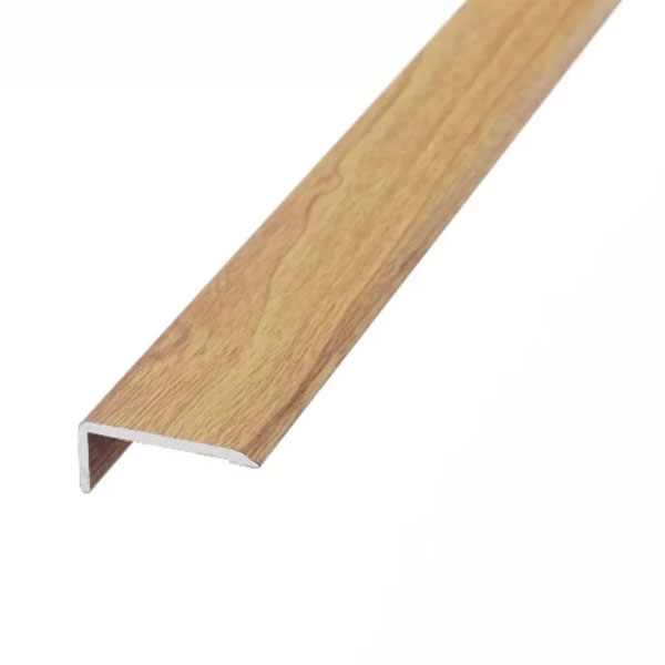 25mm L or Edge Nosing Door Bars Profile Edge Stick Down Strip For Wood & Tile Flooring