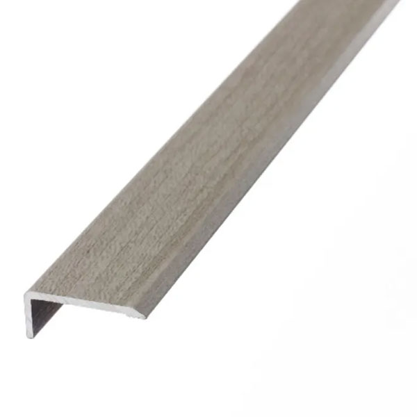 25mm L or Edge Nosing Door Bars Profile Edge Stick Down Strip For Wood & Tile Flooring