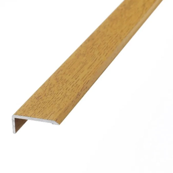 25mm L or Edge Nosing Door Bars Profile Edge Stick Down Strip For Wood & Tile Flooring