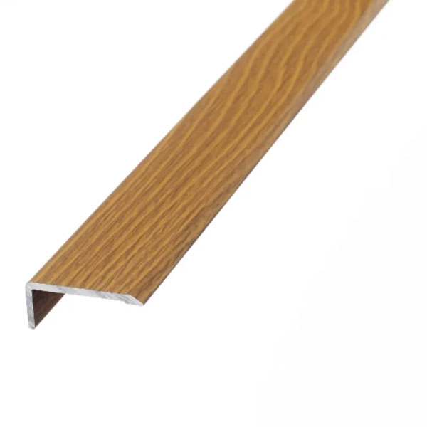 25mm L or Edge Nosing Door Bars Profile Edge Stick Down Strip For Wood & Tile Flooring