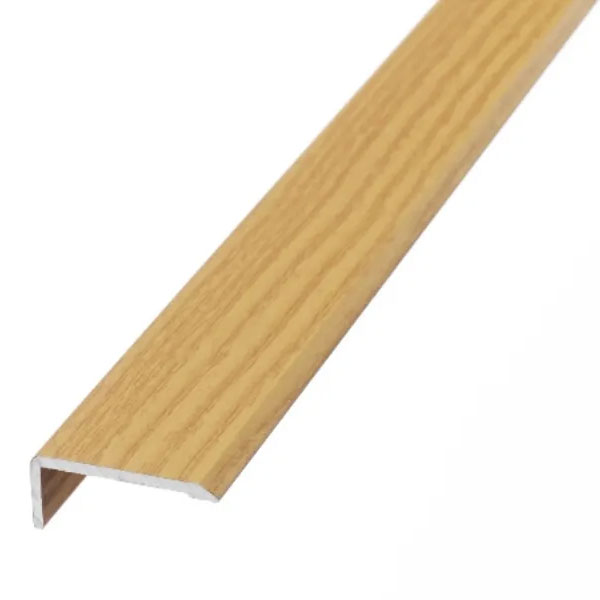 25mm L or Edge Nosing Door Bars Profile Edge Stick Down Strip For Wood & Tile Flooring