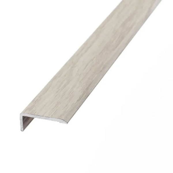 25mm L or Edge Nosing Door Bars Profile Edge Stick Down Strip For Wood & Tile Flooring