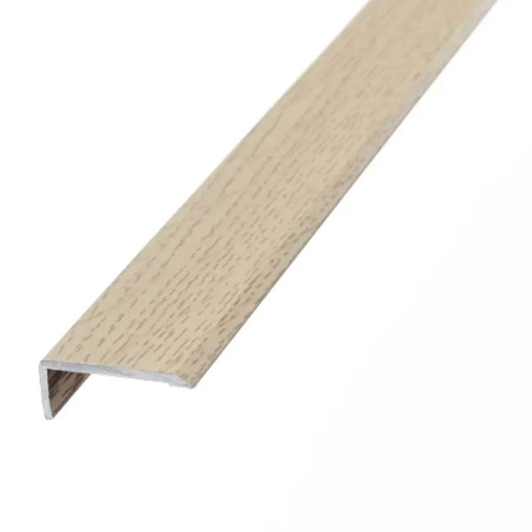 25mm L or Edge Nosing Door Bars Profile Edge Stick Down Strip For Wood & Tile Flooring