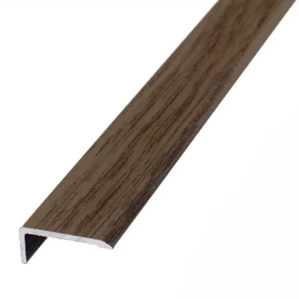 25mm L or Edge Nosing Door Bars Profile Edge Stick Down Strip For Wood & Tile Flooring