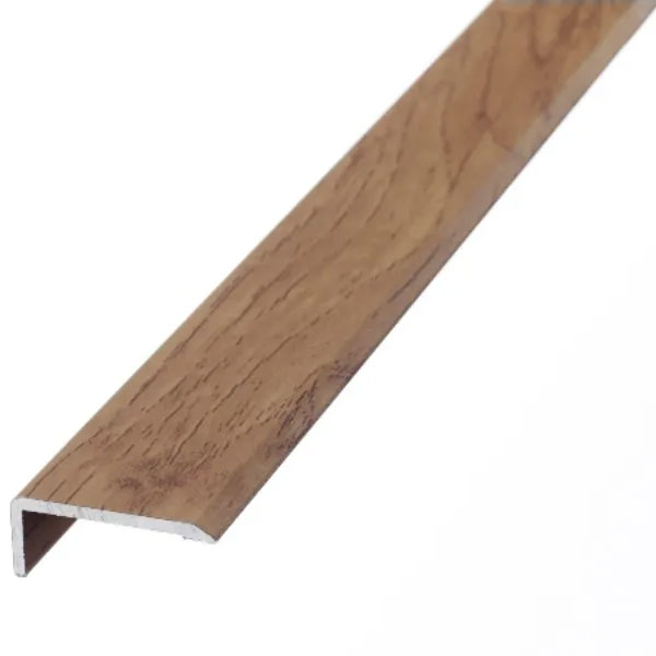 25mm L or Edge Nosing Door Bars Profile Edge Stick Down Strip For Wood & Tile Flooring