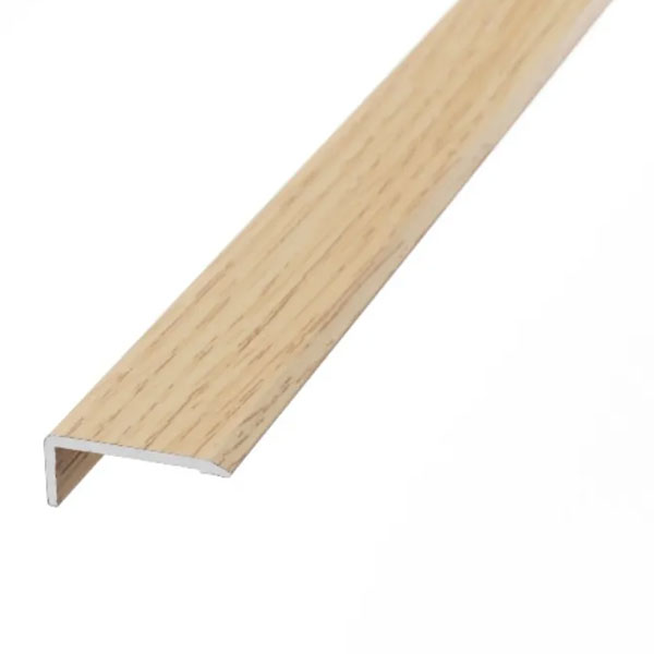 25mm L or Edge Nosing Door Bars Profile Edge Stick Down Strip For Wood & Tile Flooring