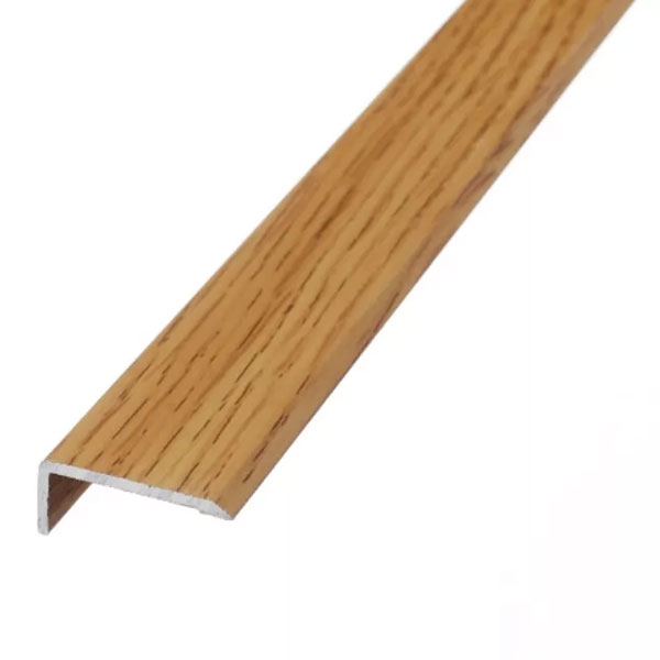 25mm L or Edge Nosing Door Bars Profile Edge Stick Down Strip For Wood & Tile Flooring