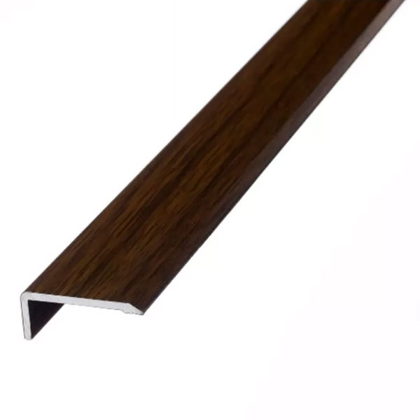 25mm L or Edge Nosing Door Bars Profile Edge Stick Down Strip For Wood & Tile Flooring