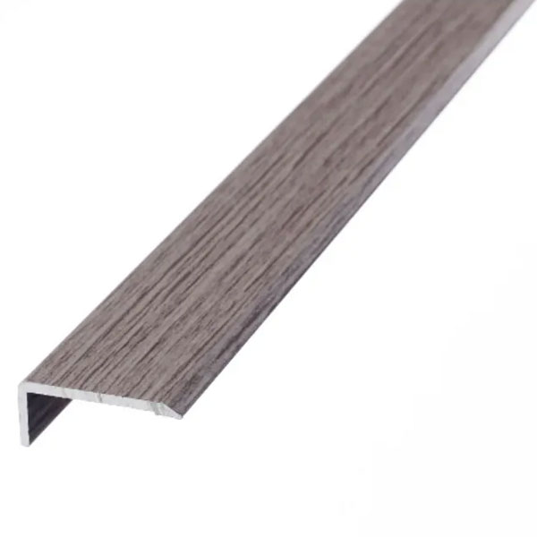 25mm L or Edge Nosing Door Bars Profile Edge Stick Down Strip For Wood & Tile Flooring