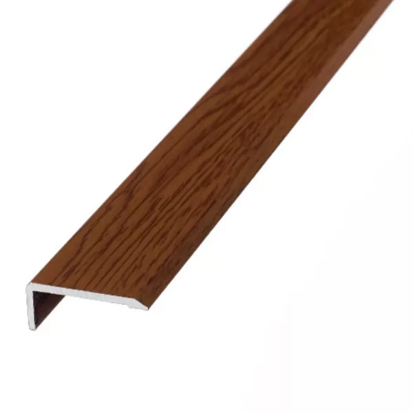 25mm L or Edge Nosing Door Bars Profile Edge Stick Down Strip For Wood & Tile Flooring